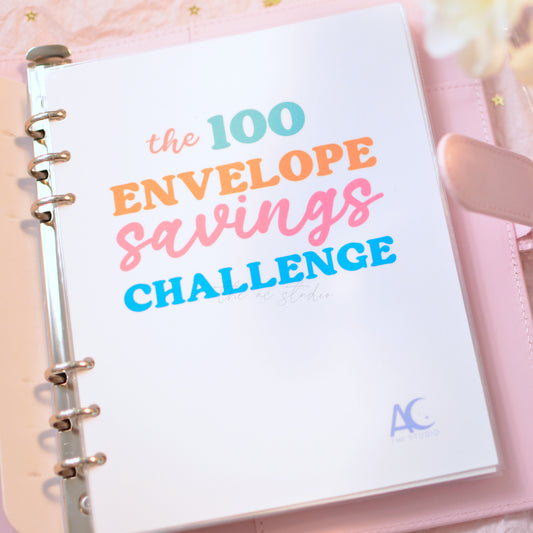100 Envelope Savings Challenge Binder