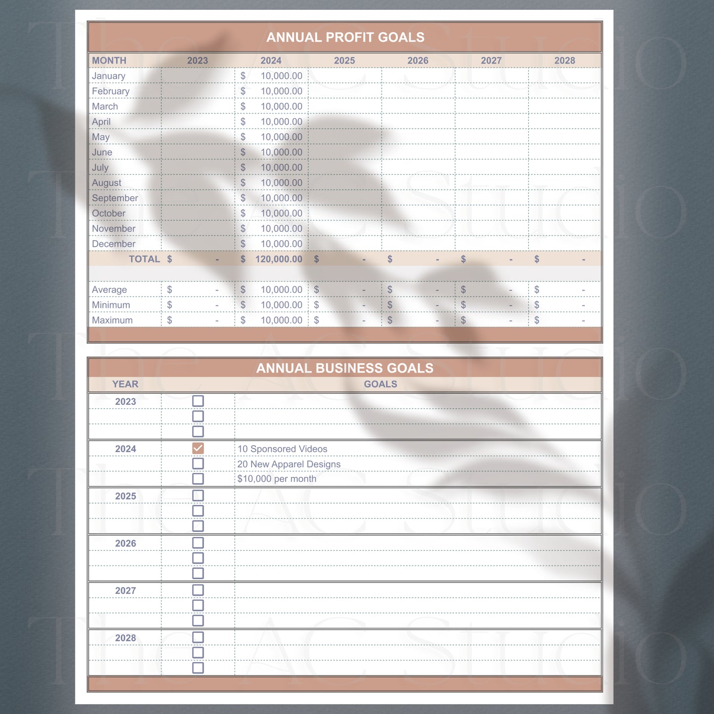 Small Business Revenue and Expense Dashboard (Theme 2)