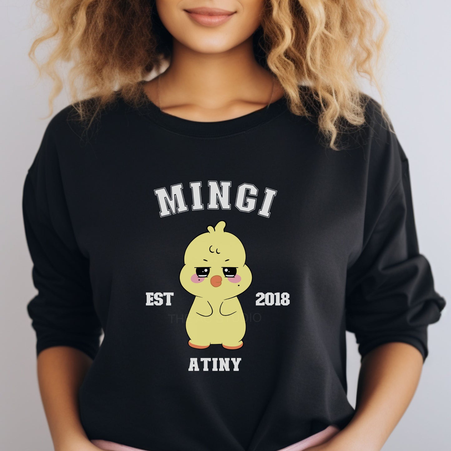 ATINY Character Crewneck in Black