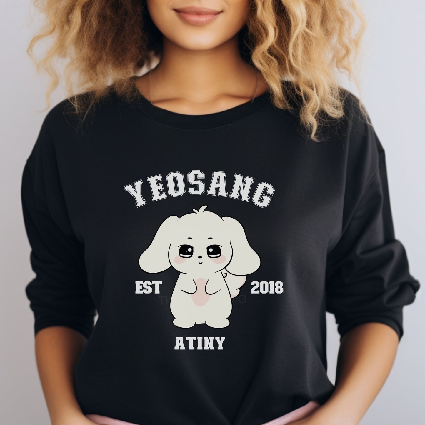ATINY Character Crewneck in Black