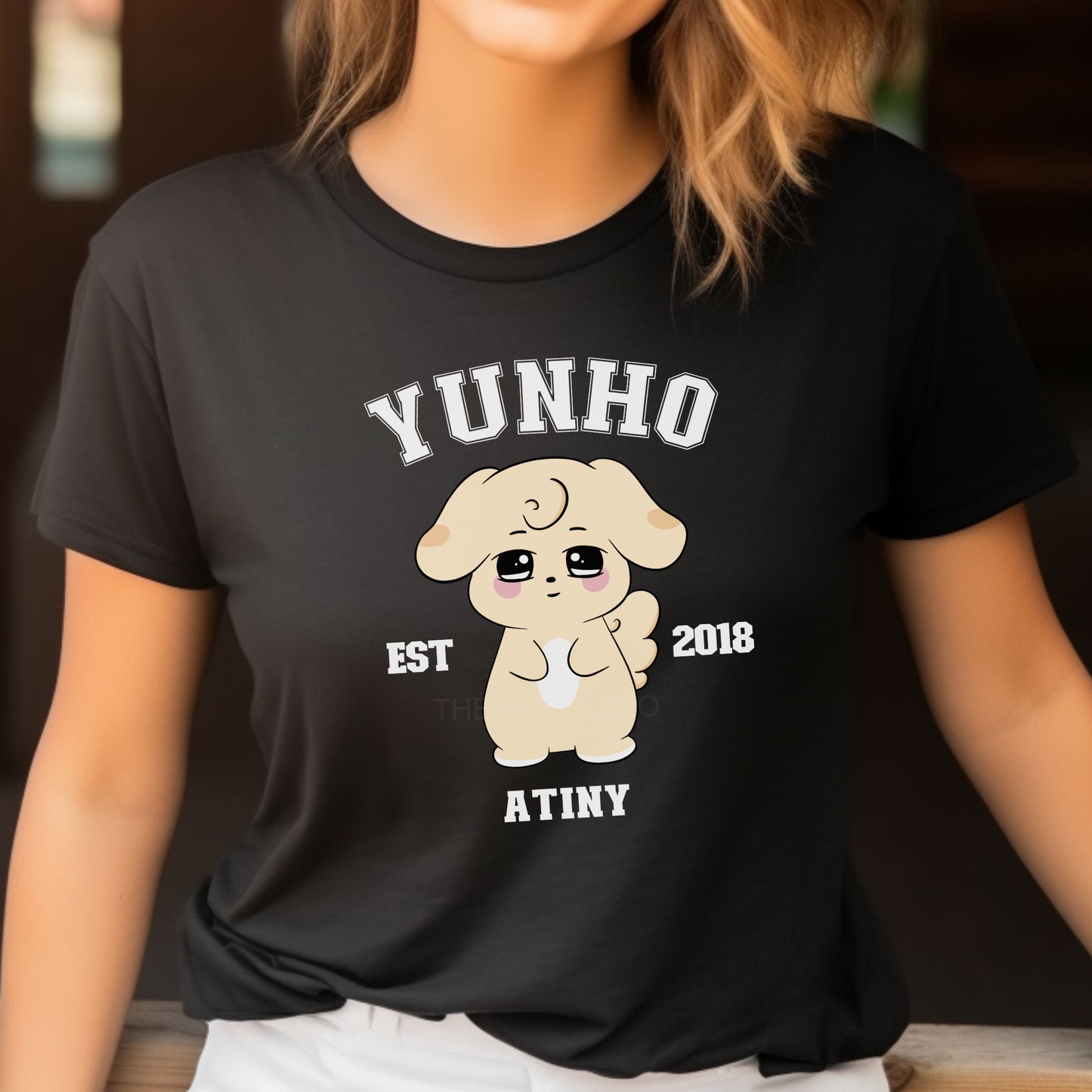 ATINY Character T-shirt in Black
