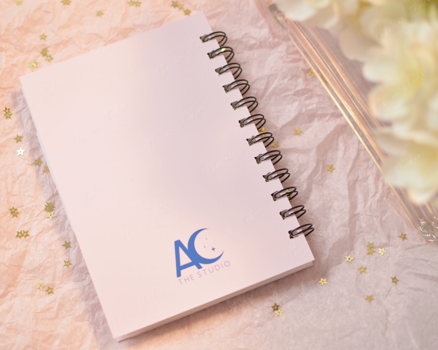 Monogram Budget Planner, Soft Pink