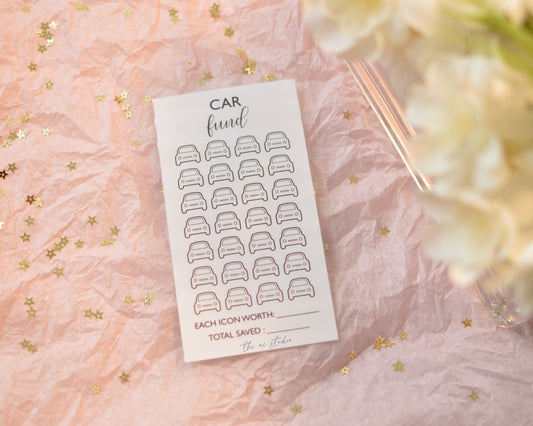 Car Fund Tracker Sheet