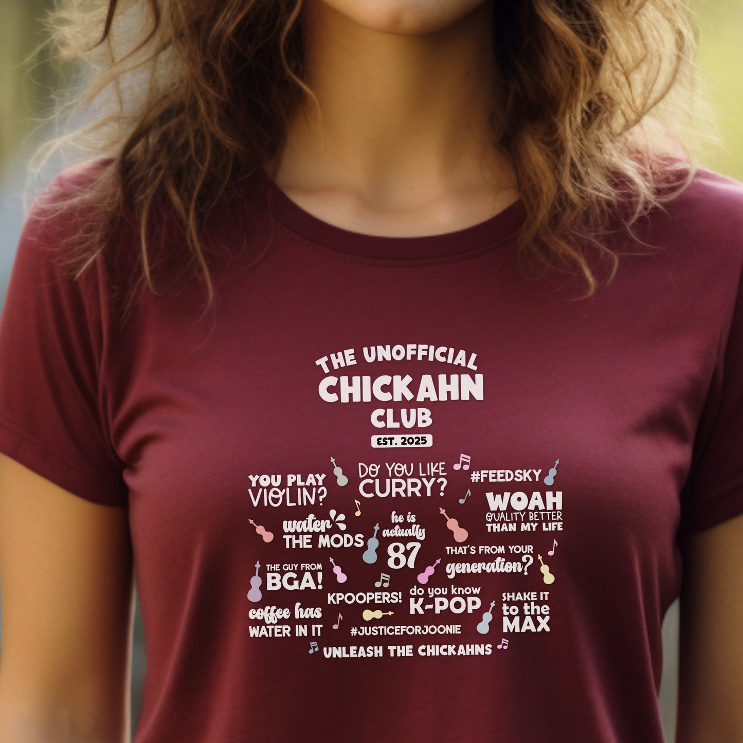 ChickAhn Club Comments T-shirt