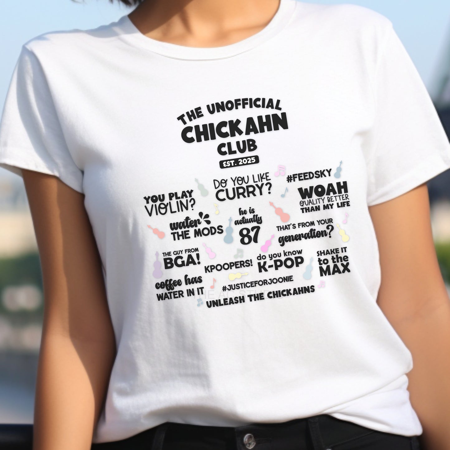 ChickAhn Club Comments T-shirt