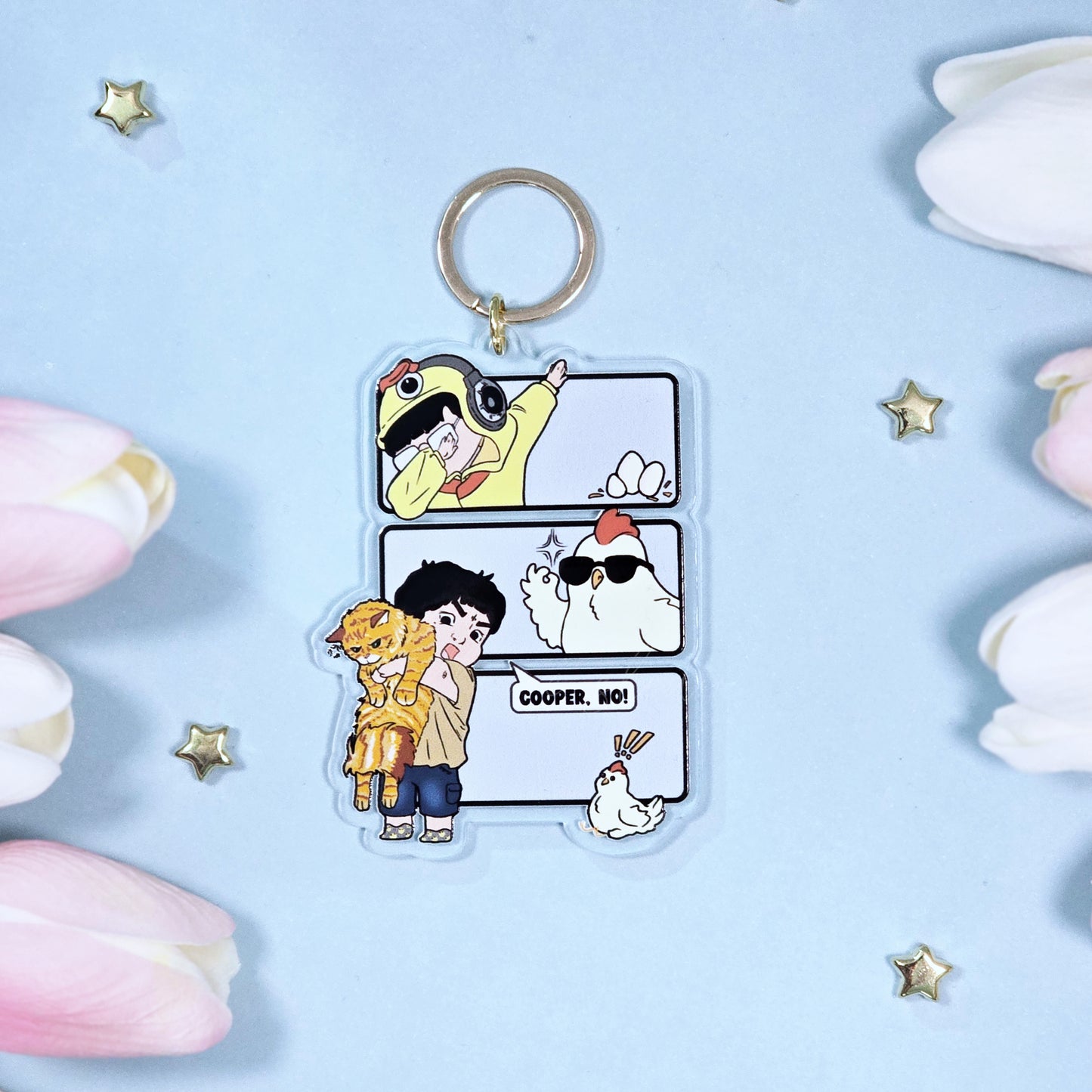 ChickAhn Acrylic Keychain - Cooper NO
