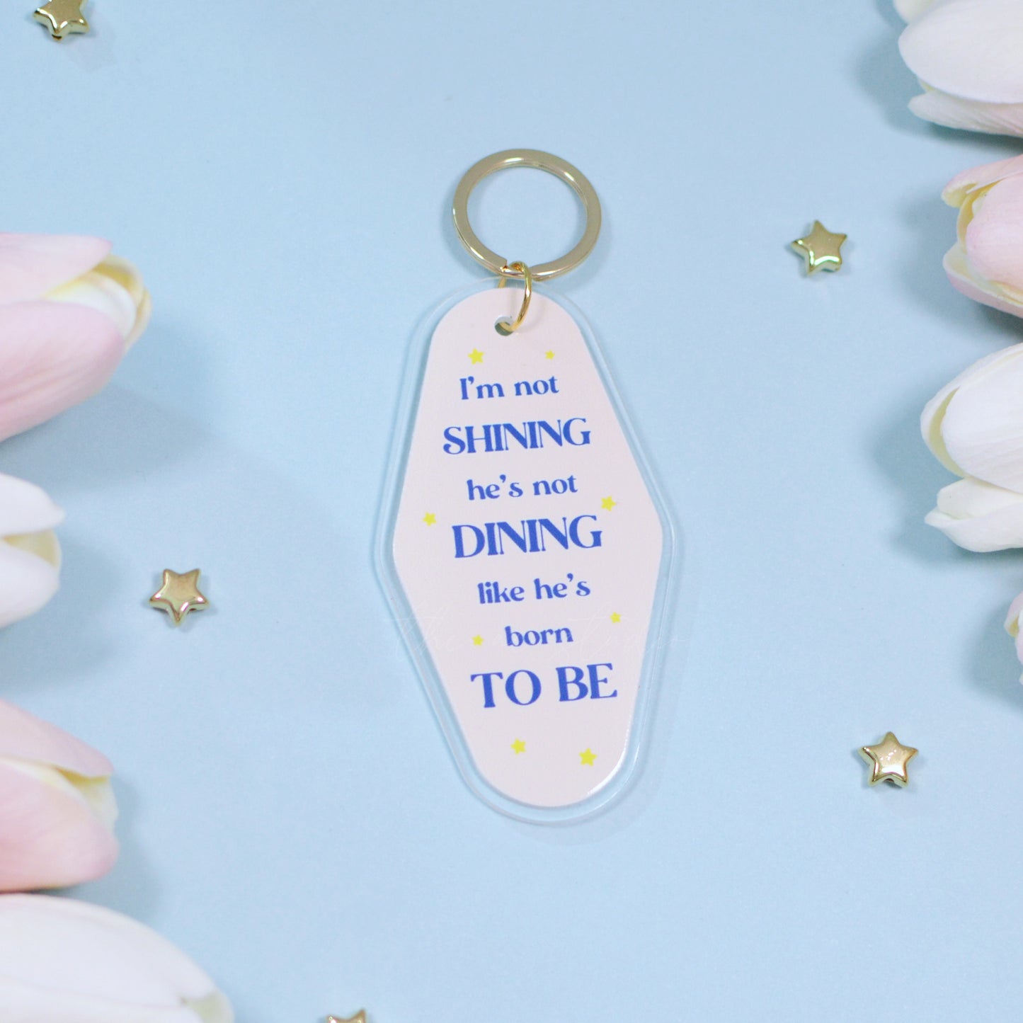 ChickAhn Acrylic Keychain - Golden Jun's Version