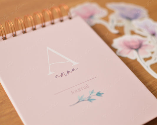 Personalized Monogram Notebook, Neutral