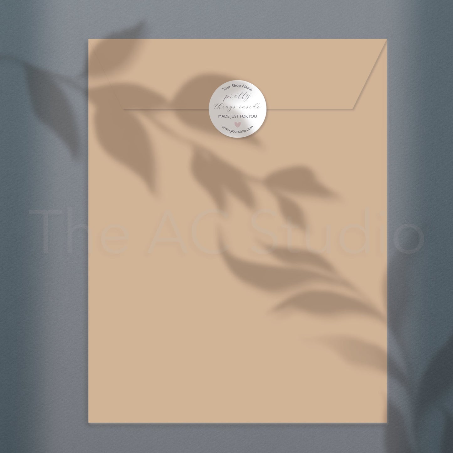 Personalized Square Labels for Your Small Business (Style 3)