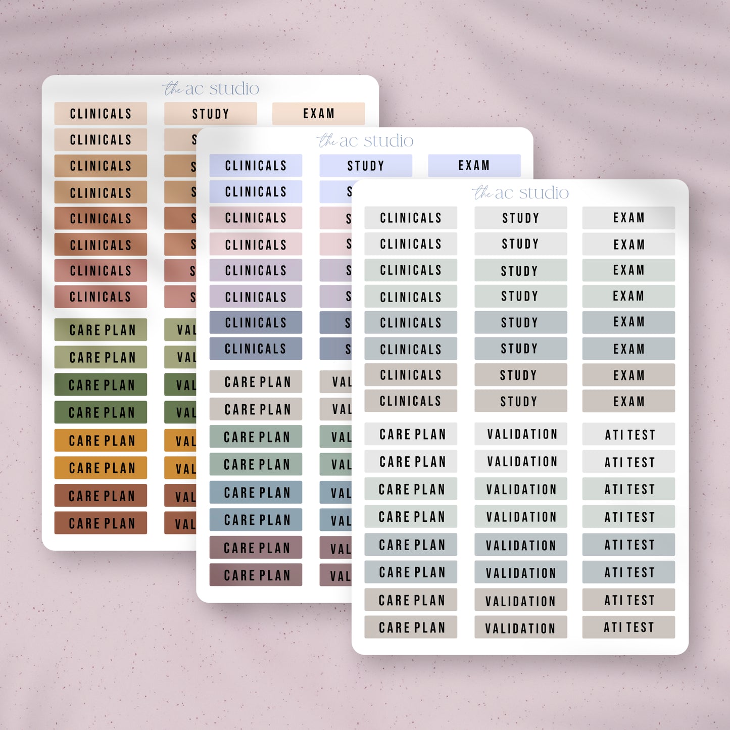 Student Planner Stickers