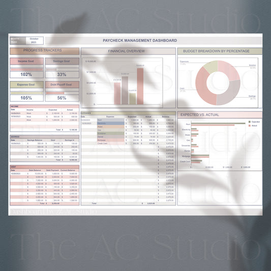 Paycheck Management Dashboard (Theme 1)