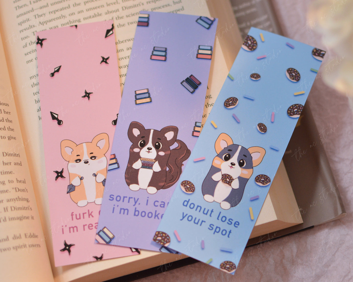 Furk Off, I'm Reading Bookmark