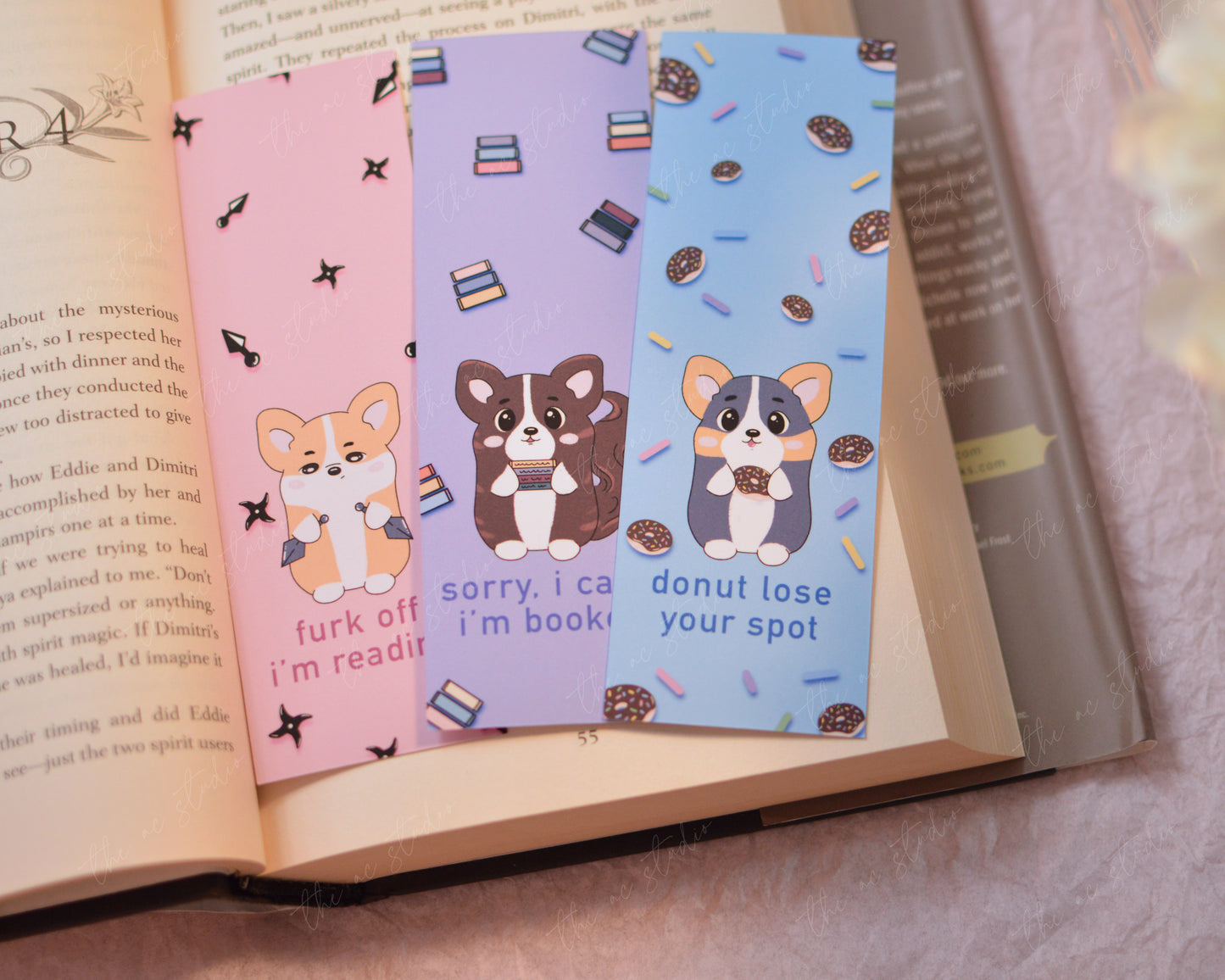 Furk Off, I'm Reading Bookmark