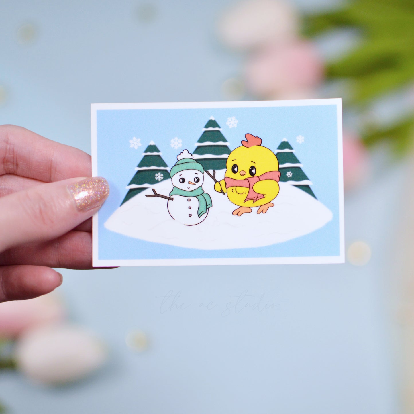 ChickAhn Winter Stickers