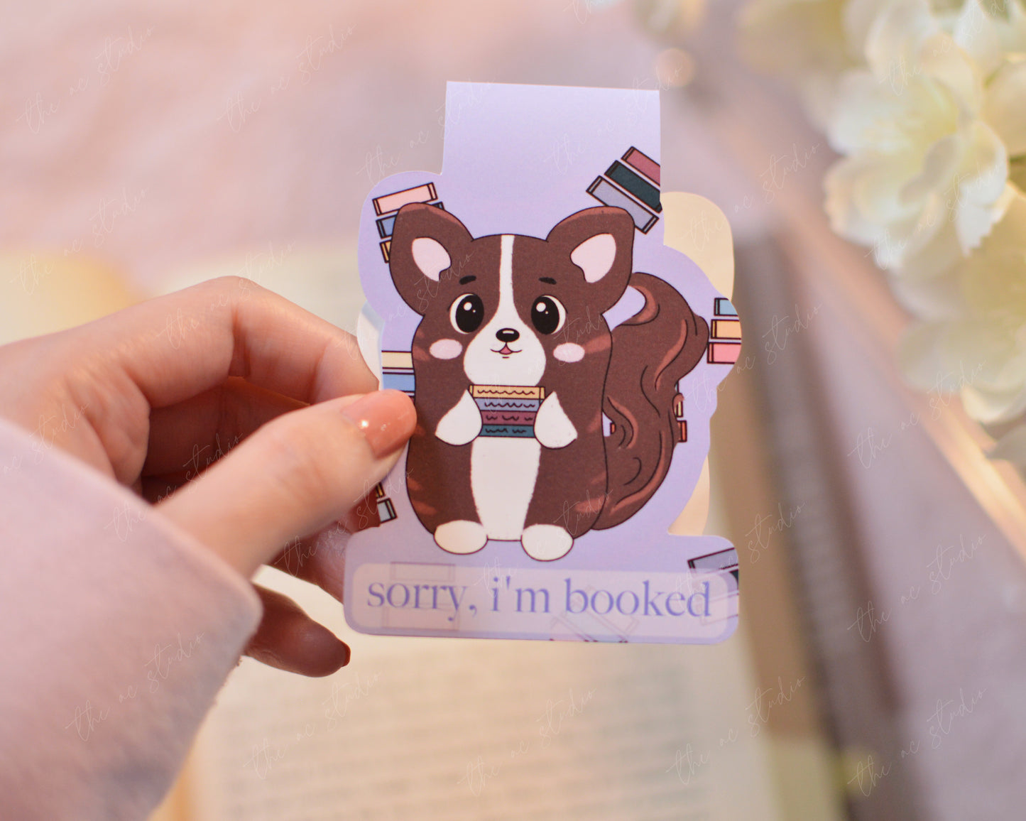 Sorry, I'm Booked Magnetic Bookmark