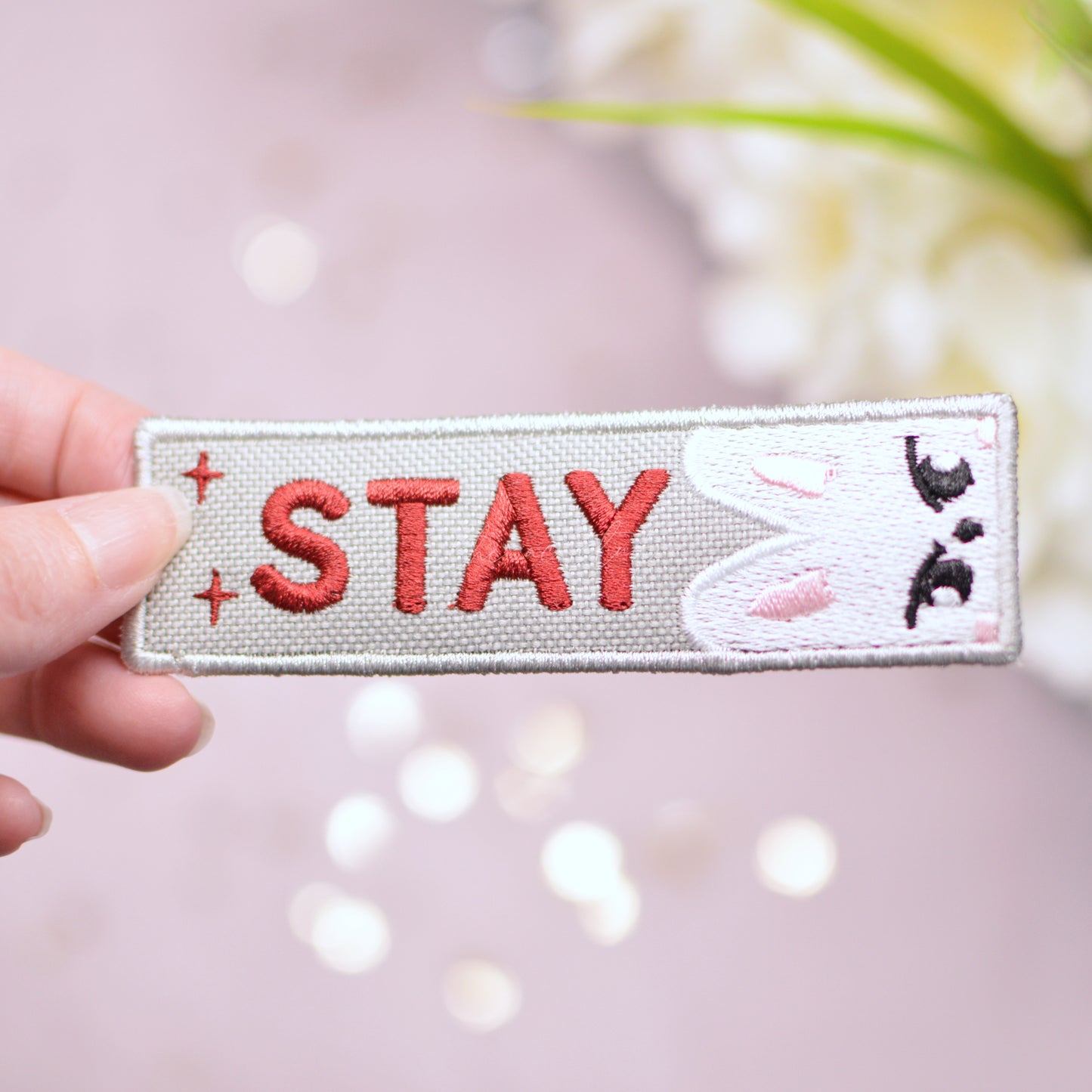 Customizeable STAY Peek-A-Boo Key Tag