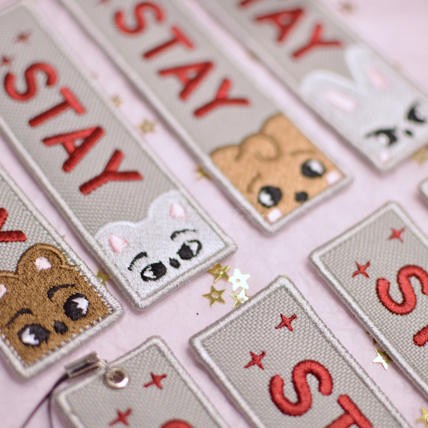 Customizeable STAY Peek-A-Boo Key Tag