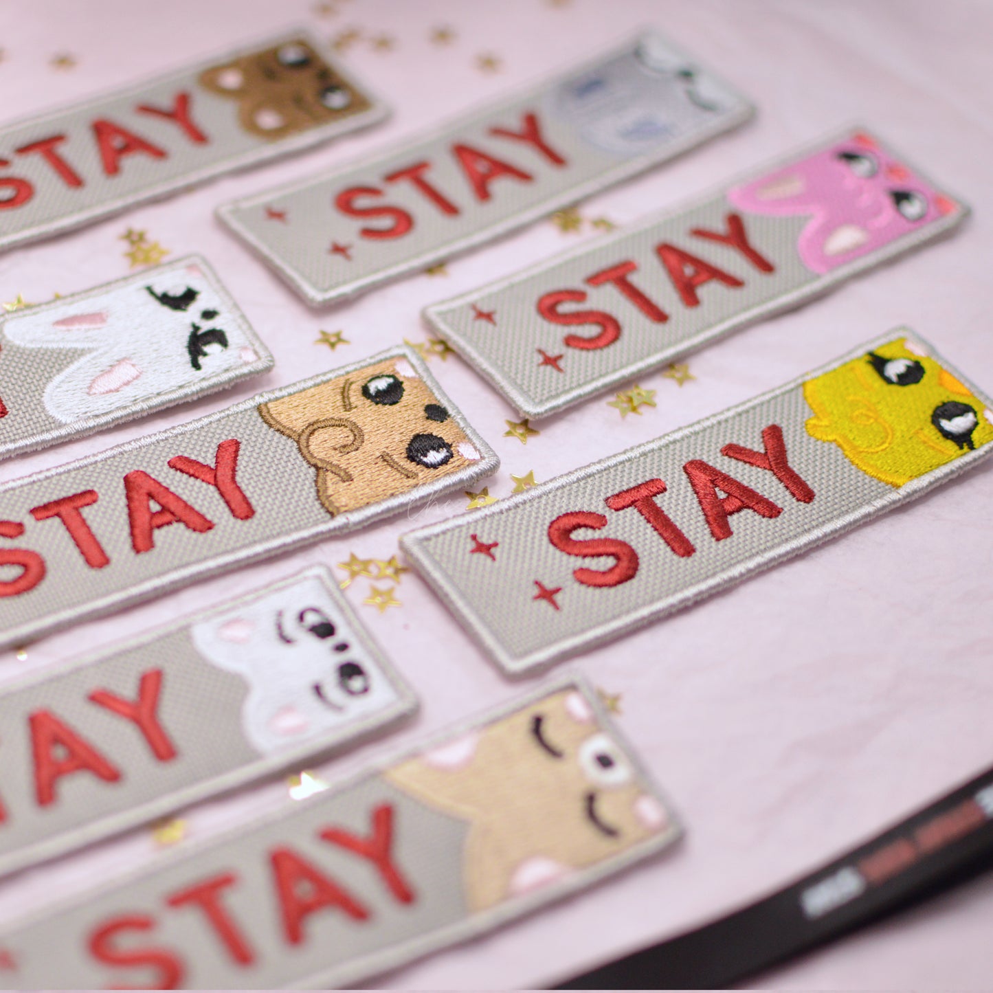 Customizeable STAY Peek-A-Boo Key Tag