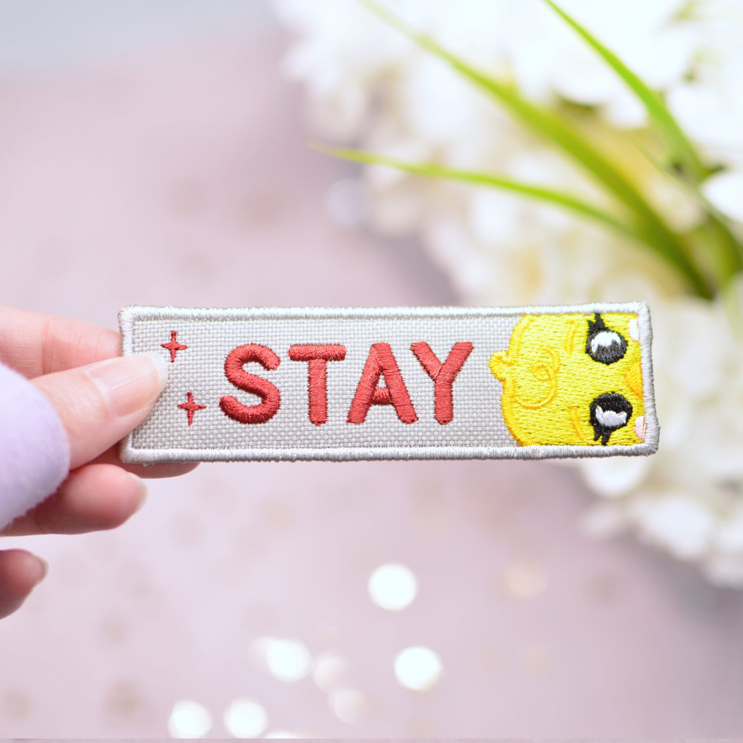 Customizeable STAY Peek-A-Boo Key Tag