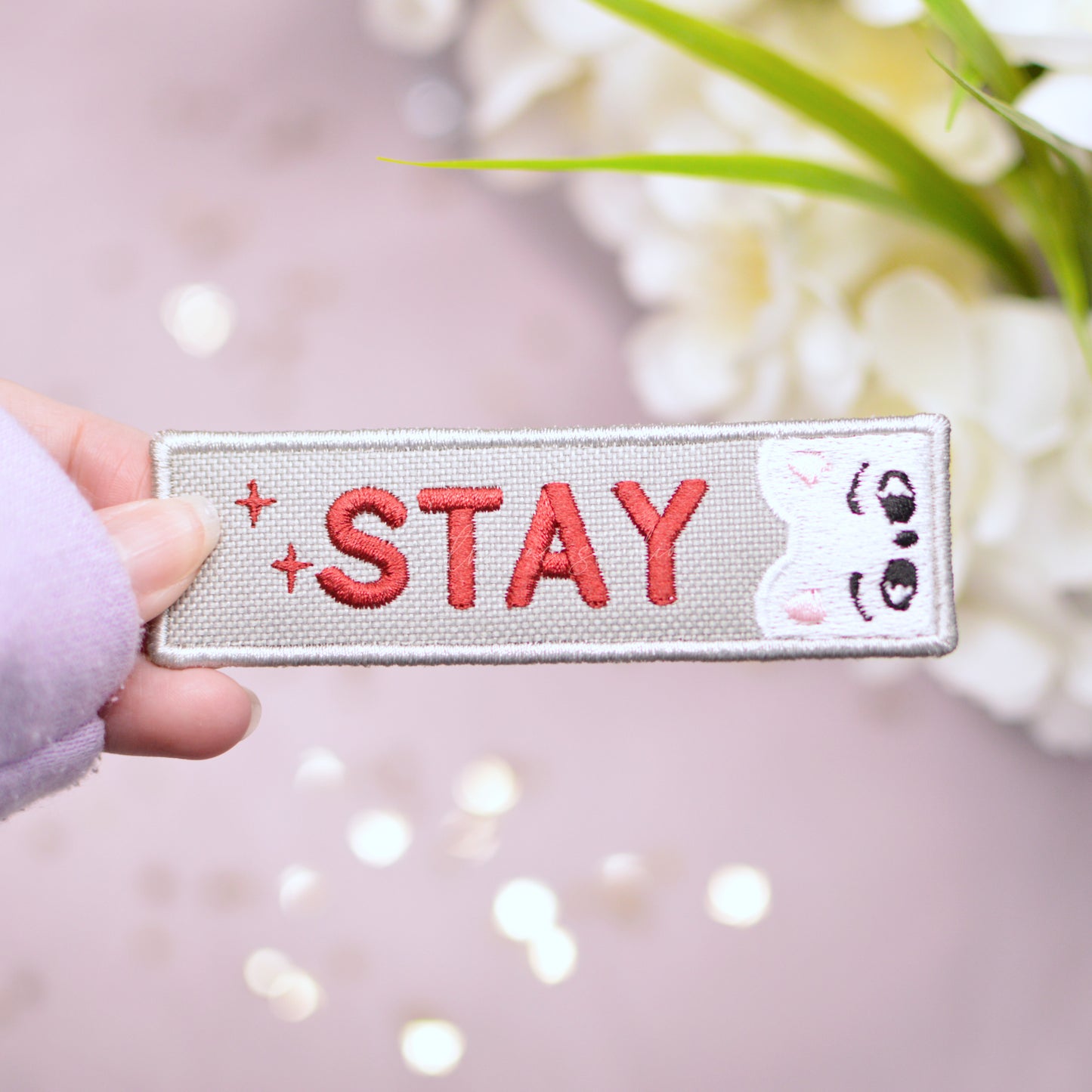 Customizeable STAY Peek-A-Boo Key Tag