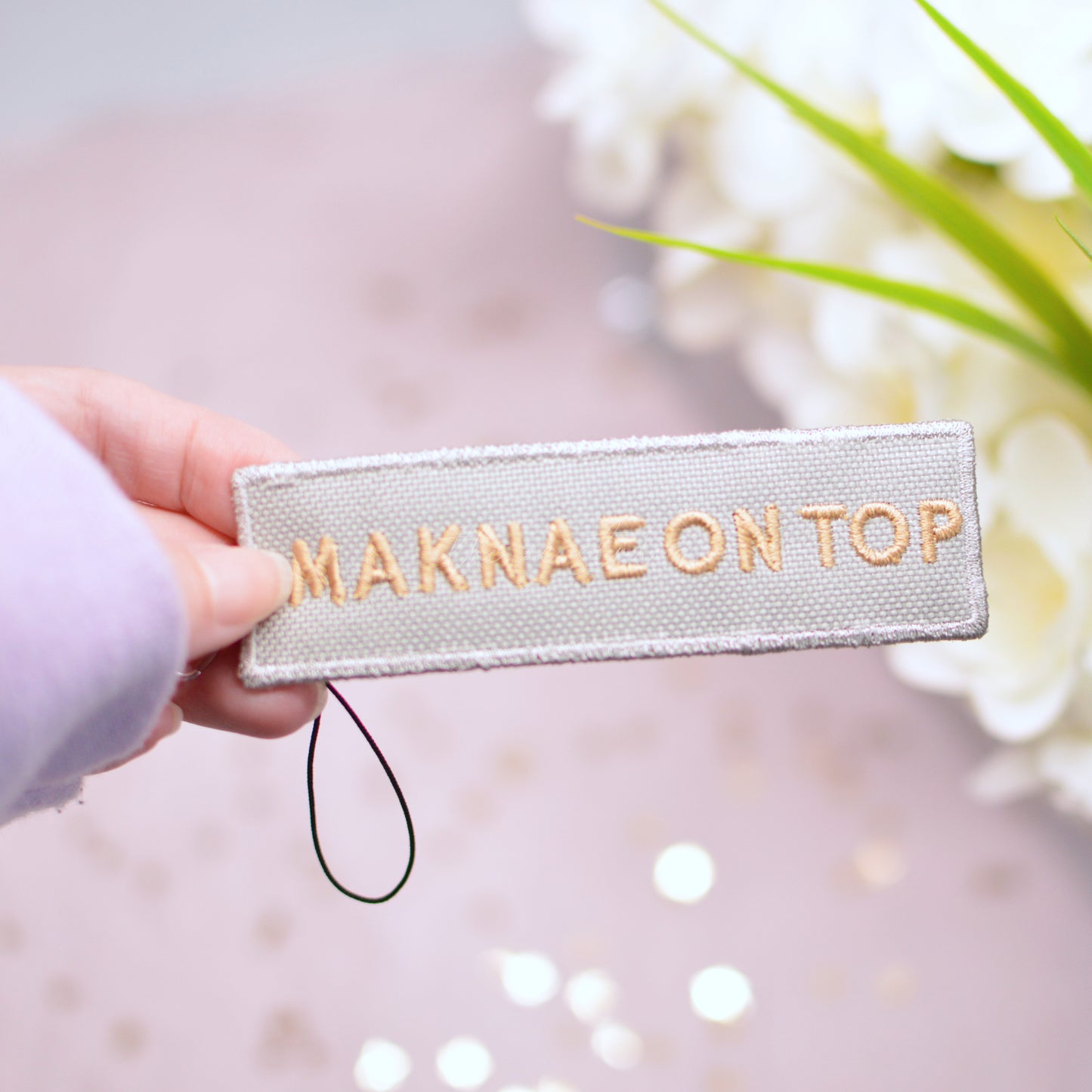 Customizeable STAY Peek-A-Boo Key Tag