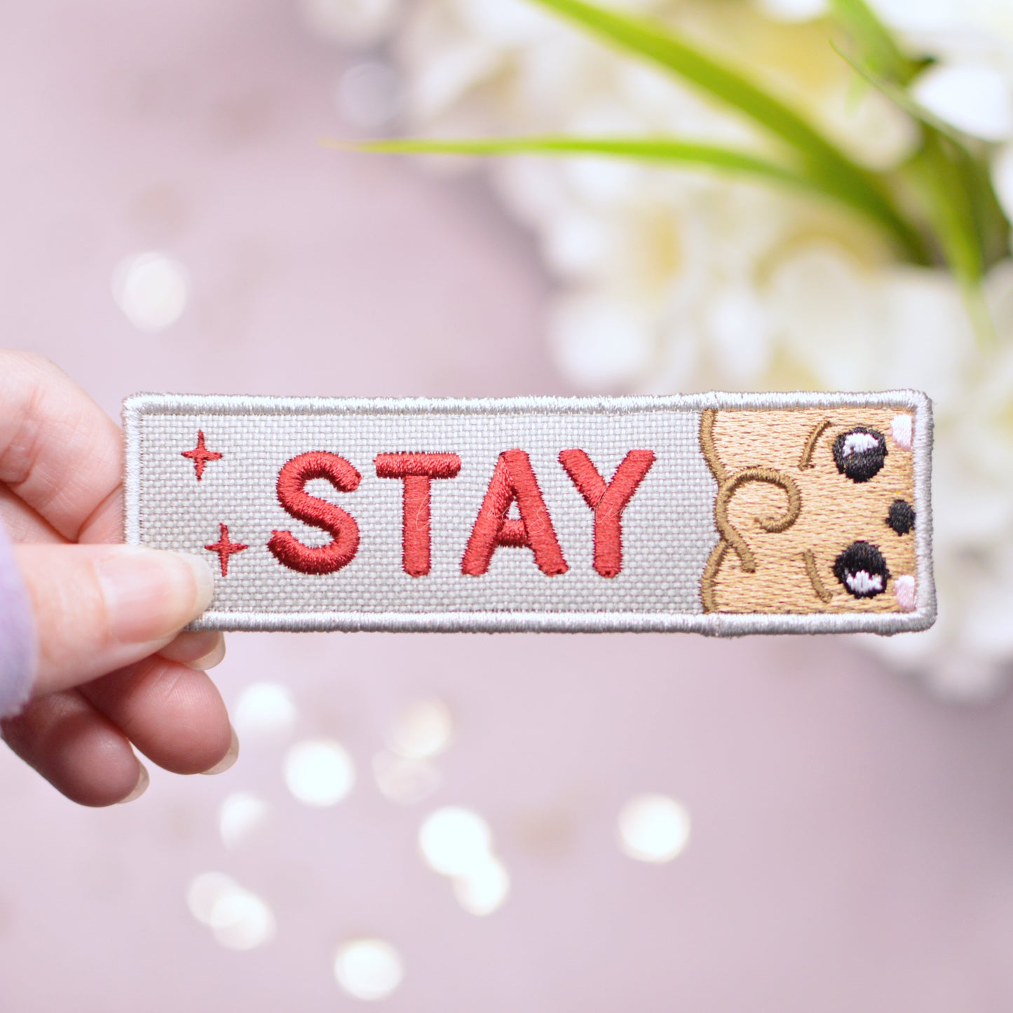 Customizeable STAY Peek-A-Boo Key Tag