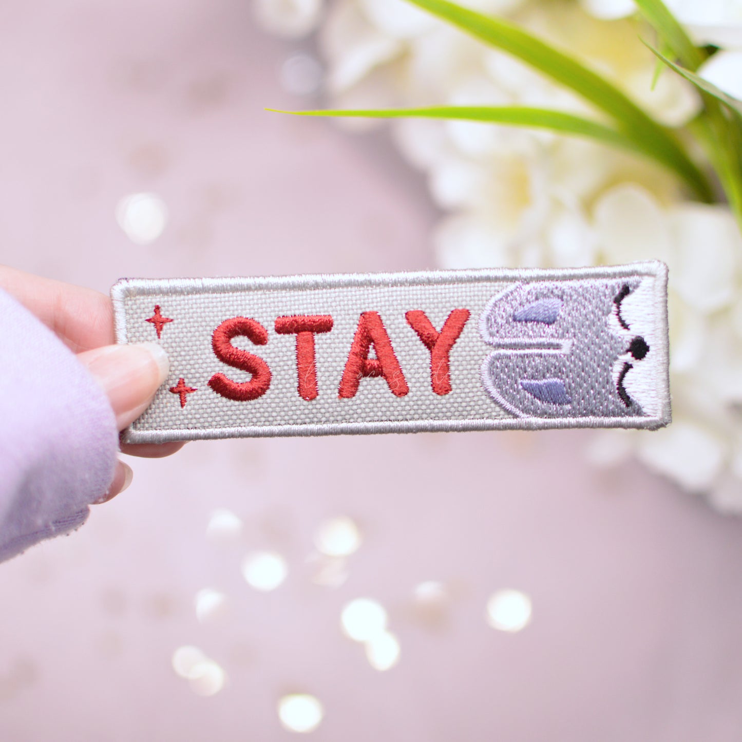 Customizeable STAY Peek-A-Boo Key Tag