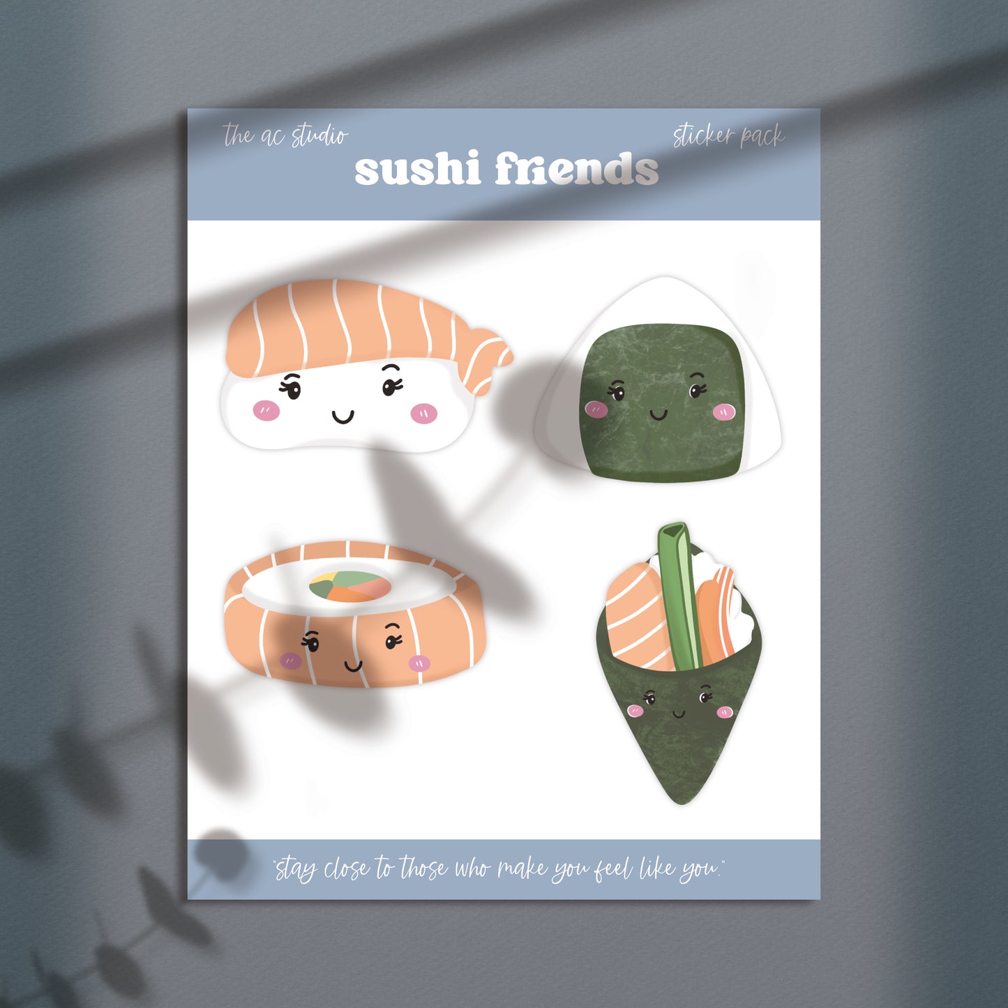 Sushi Friends Sticker Pack Set 1