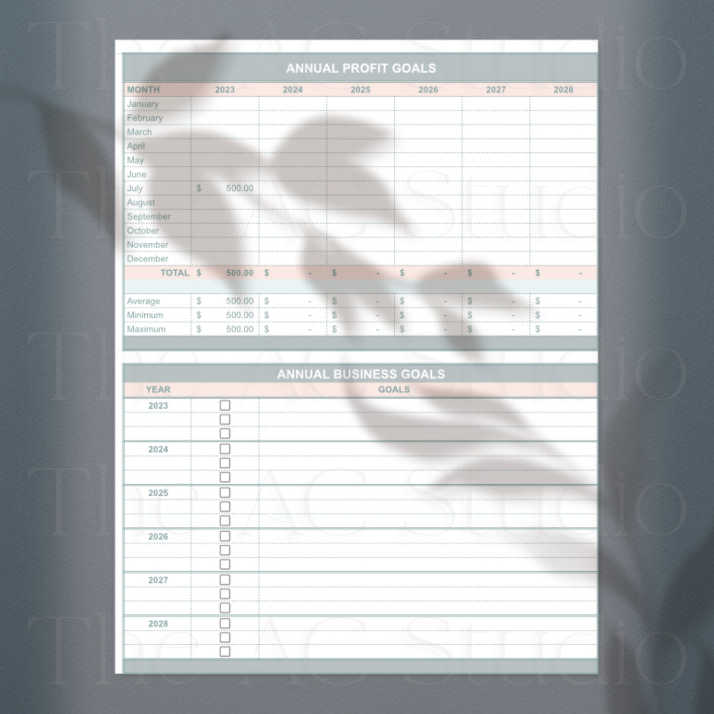 Small Business Revenue and Expense Dashboard (Theme 1)