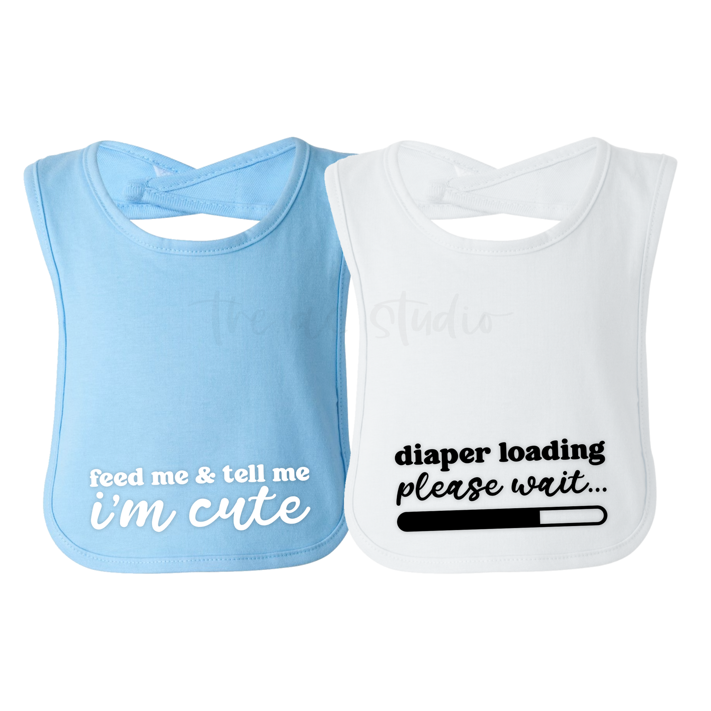 Cute and Funny Bibs, Set of 2