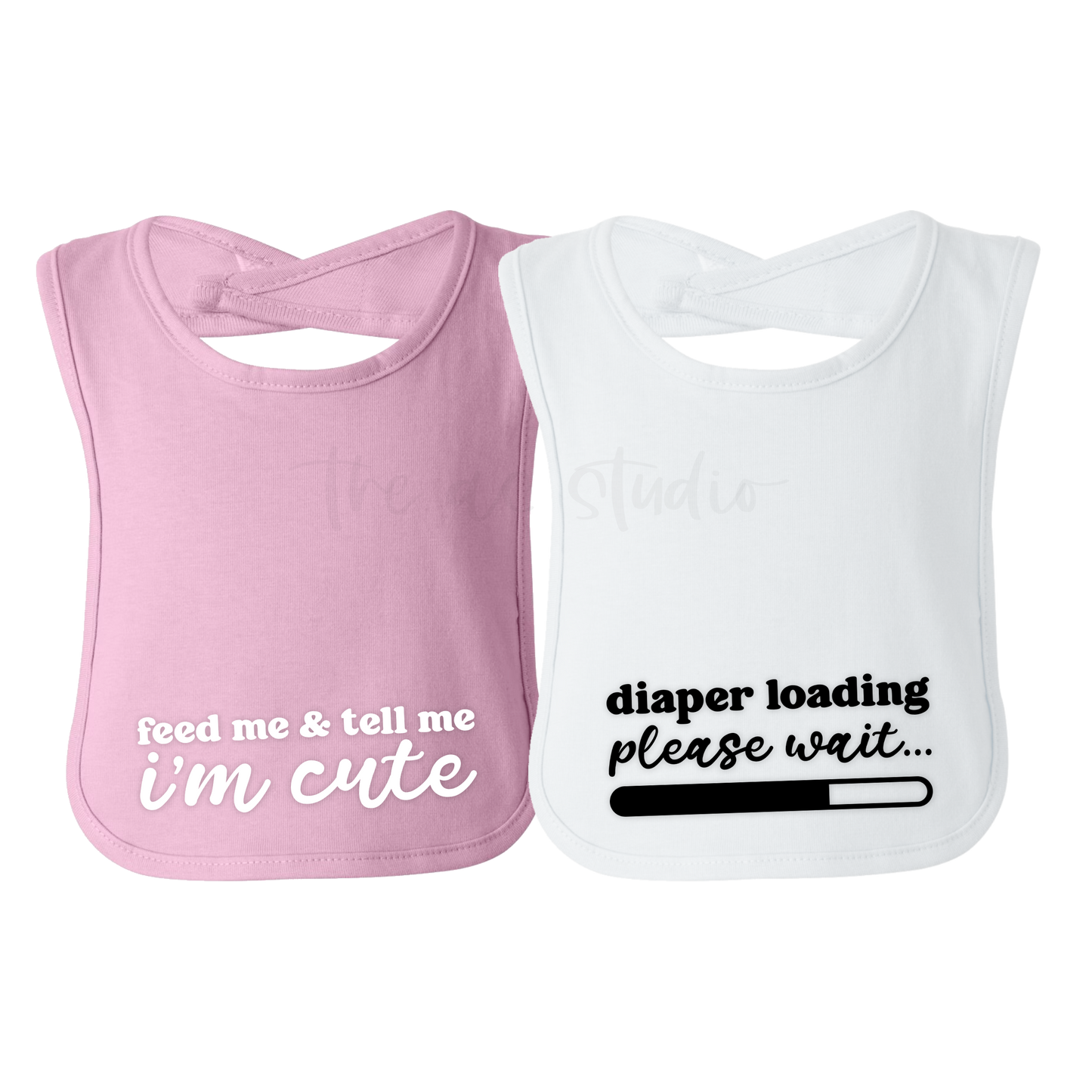 Cute and Funny Bibs, Set of 2
