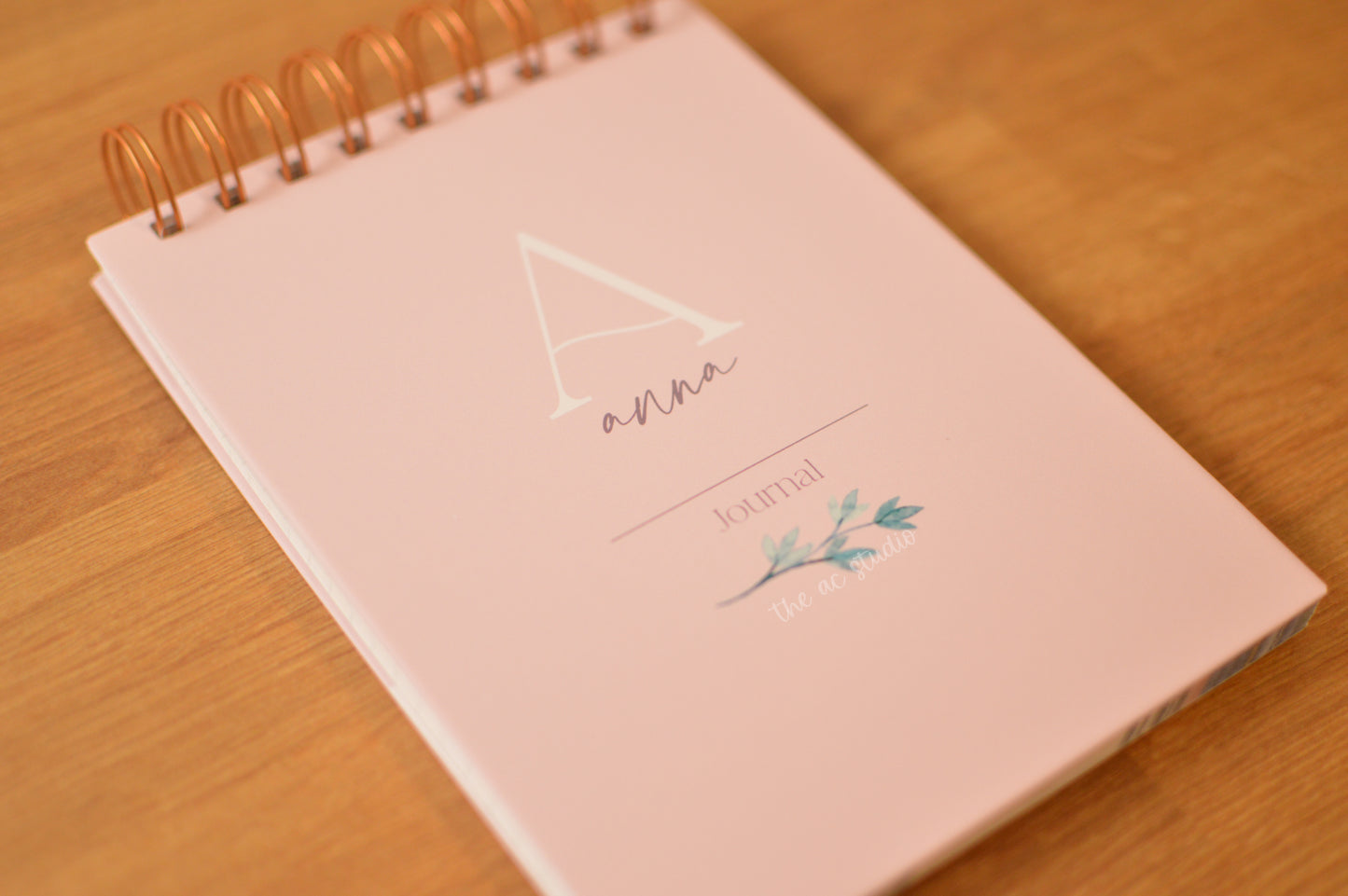 Personalized Monogram Notebook, Neutral
