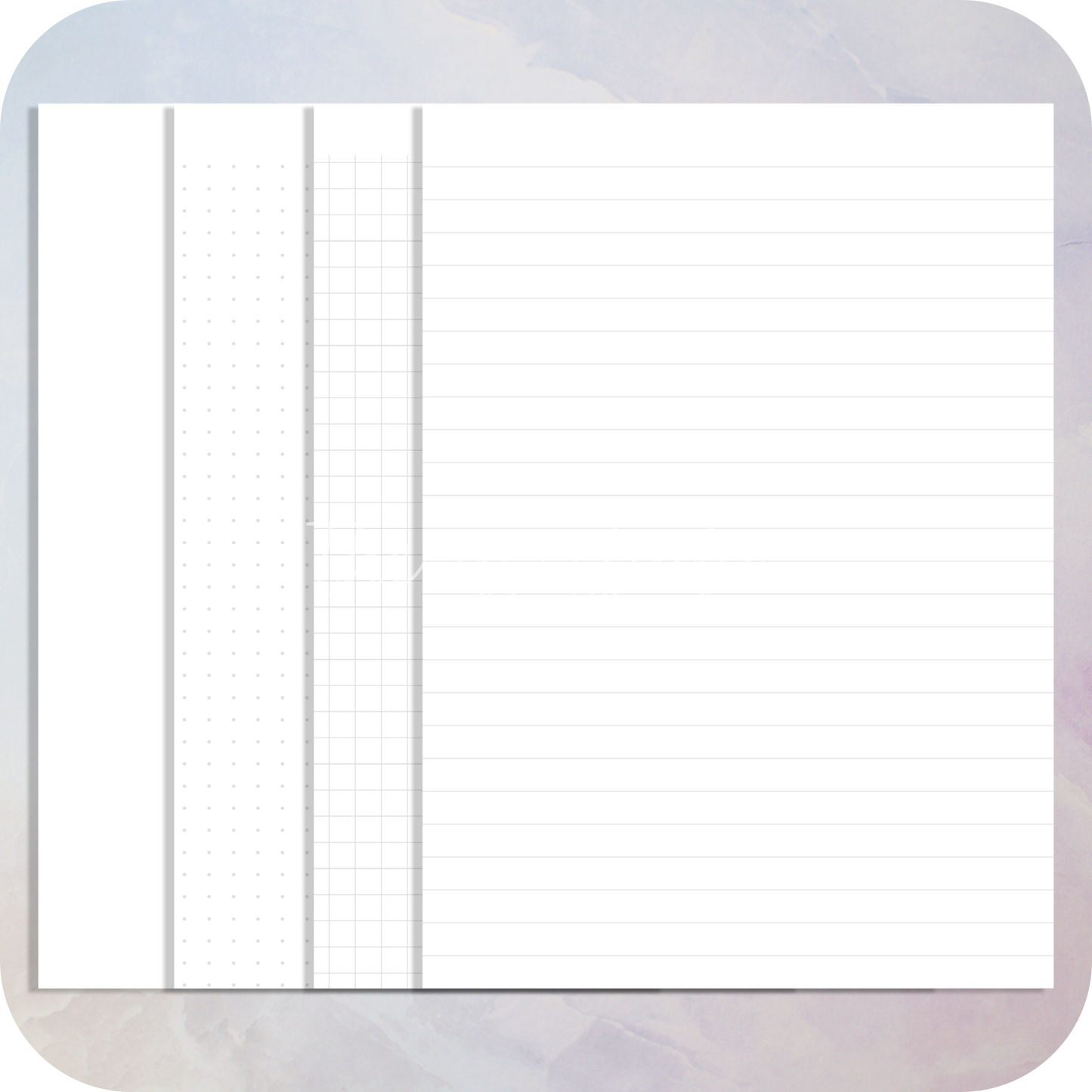 Personalized Monogram Notebook, Neutral