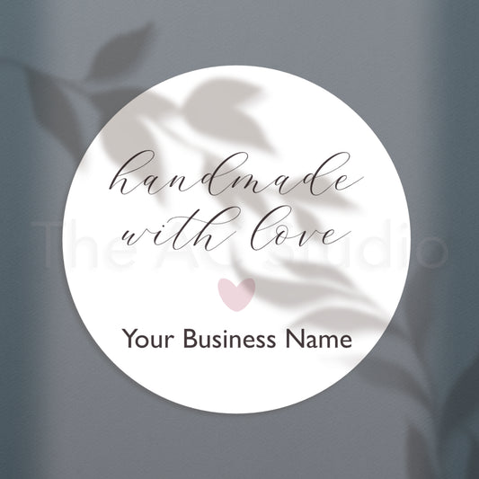 Personalized Circle Labels for Your Small Business (Style 1)