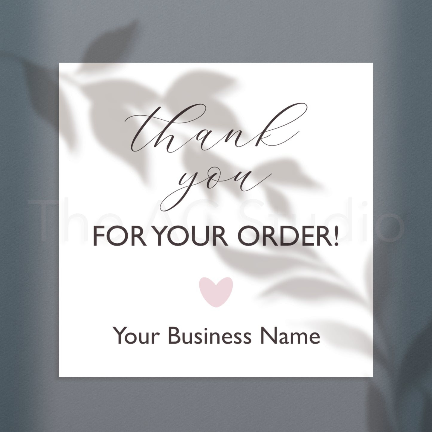 Personalized Square Labels for Your Small Business (Style 2)