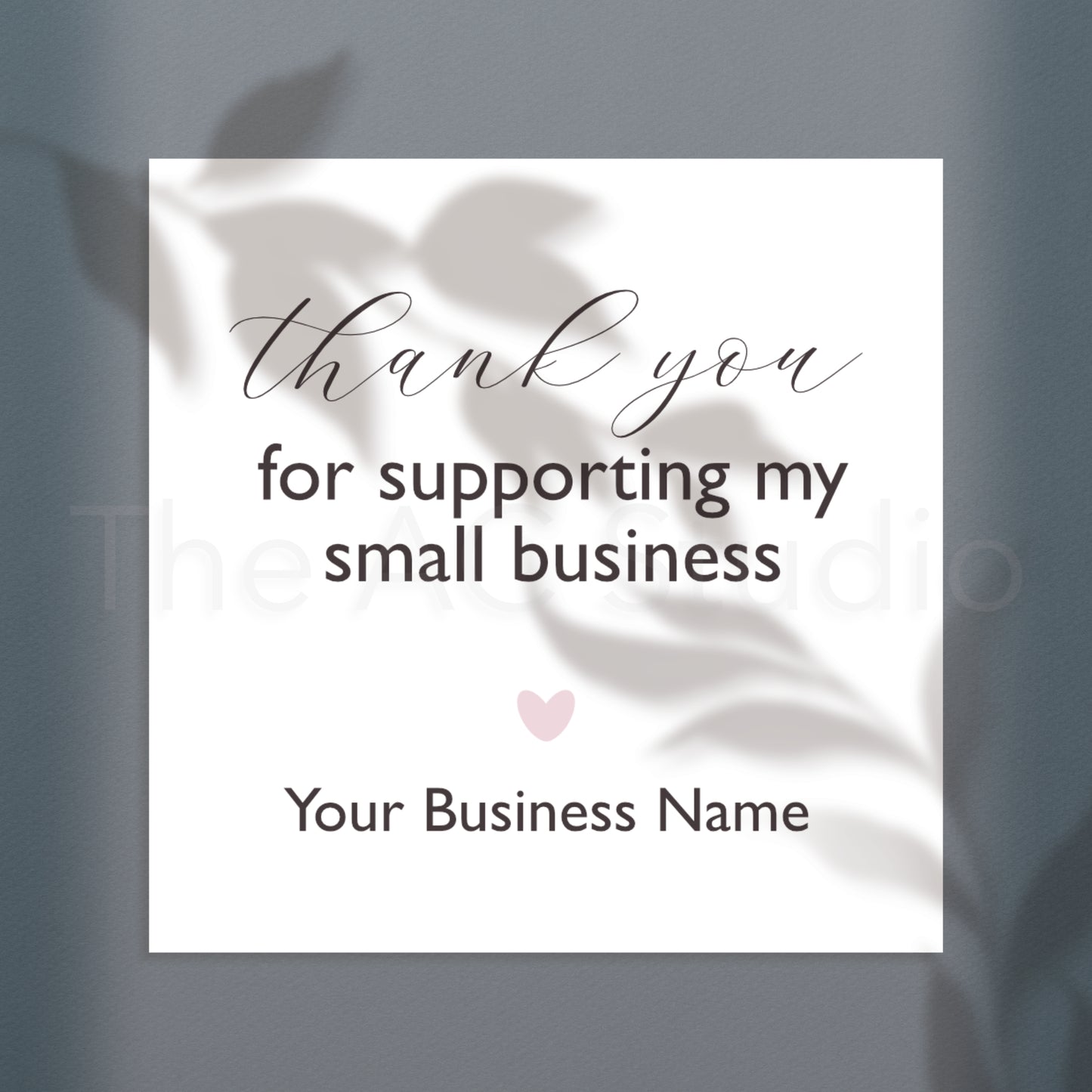 Personalized Square Labels for Your Small Business (Style 5)