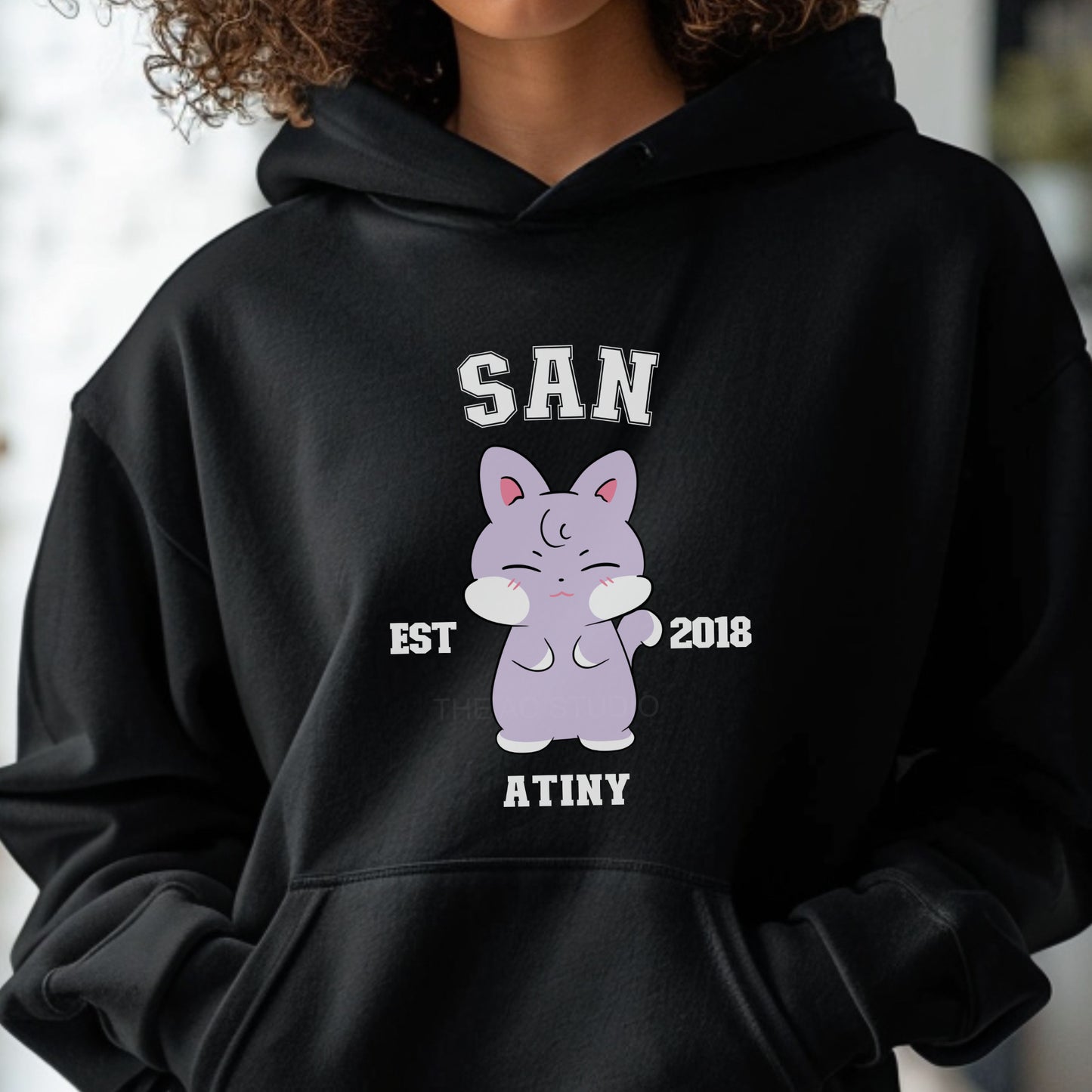 ATINY Character Sweatshirt in Black