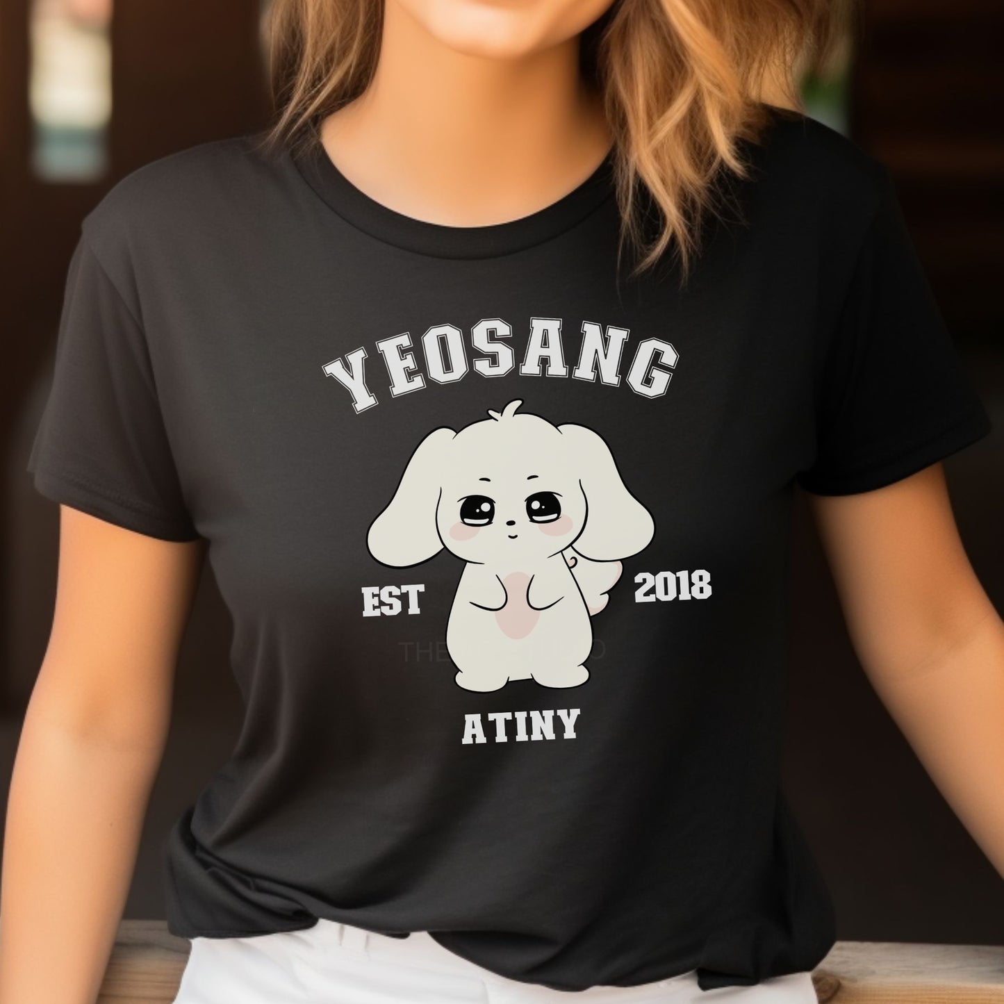 ATINY Character T-shirt in Black