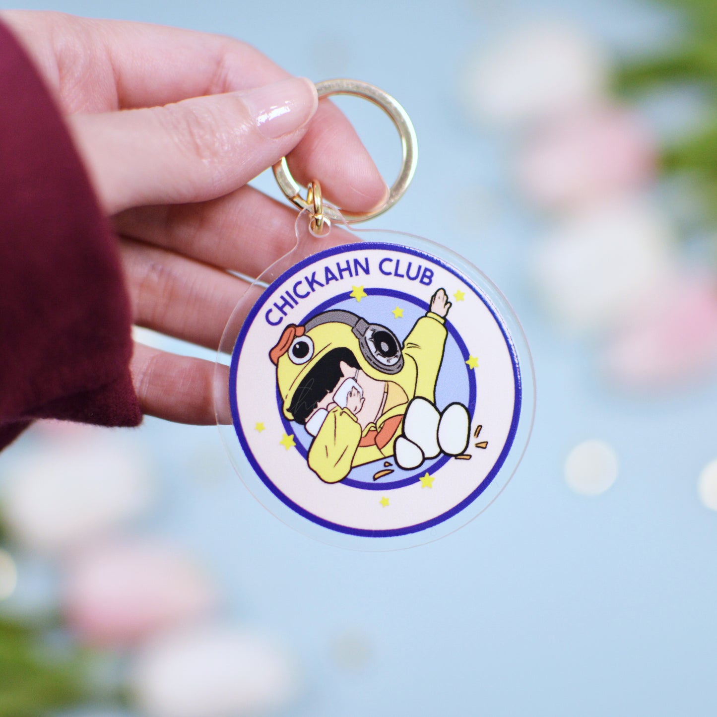 ChickAhn Acrylic Keychain - ChickAhn Club