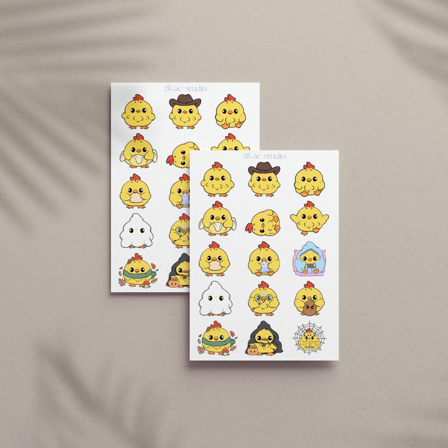 ChickAhn Sticker Sheet