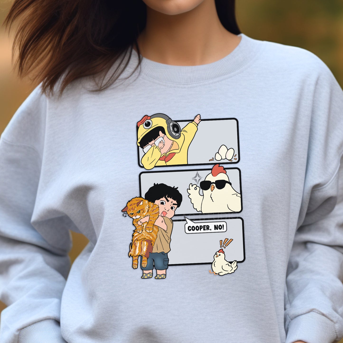 Cooper NO ChickAhn Crewneck Sweater