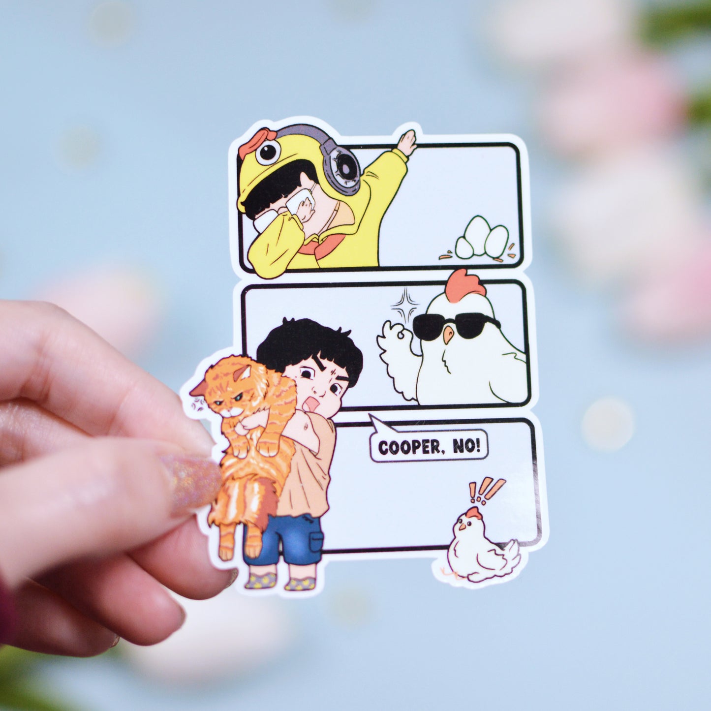 ChickAhn Winter Stickers