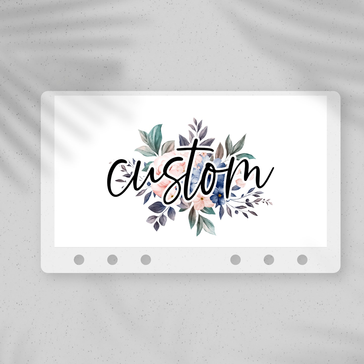 Custom Floral Cash Envelopes