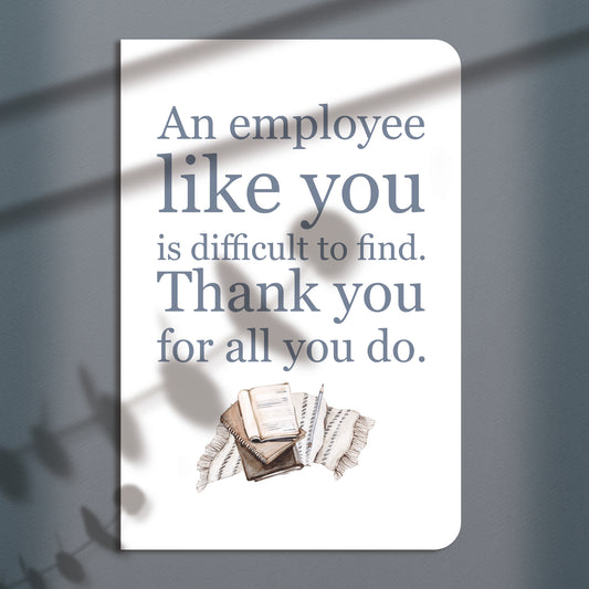 Boss to Employee - Thank You Greeting Card