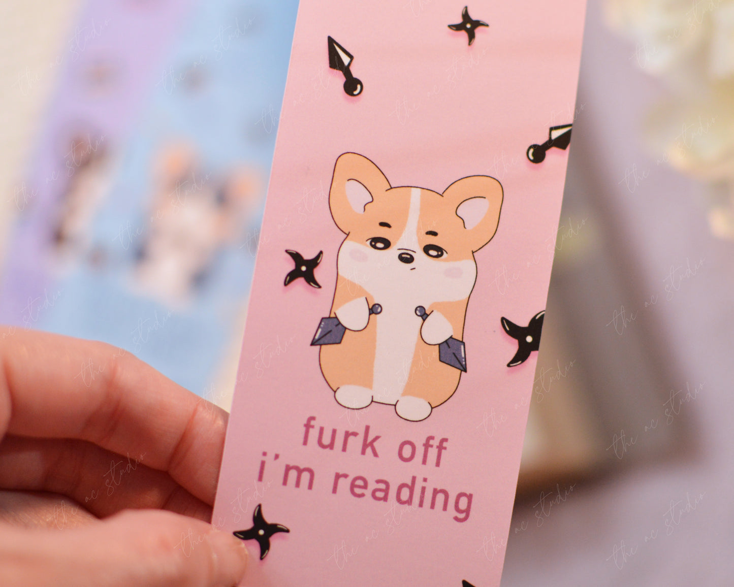 Furk Off, I'm Reading Bookmark