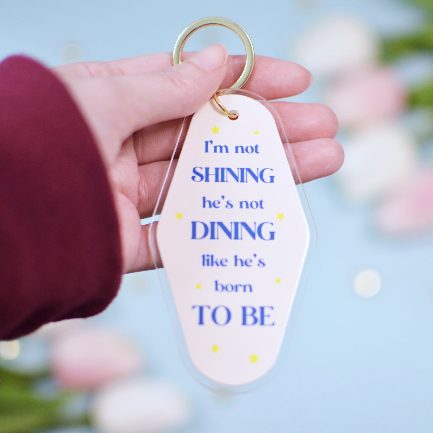 ChickAhn Acrylic Keychain - Golden Jun's Version