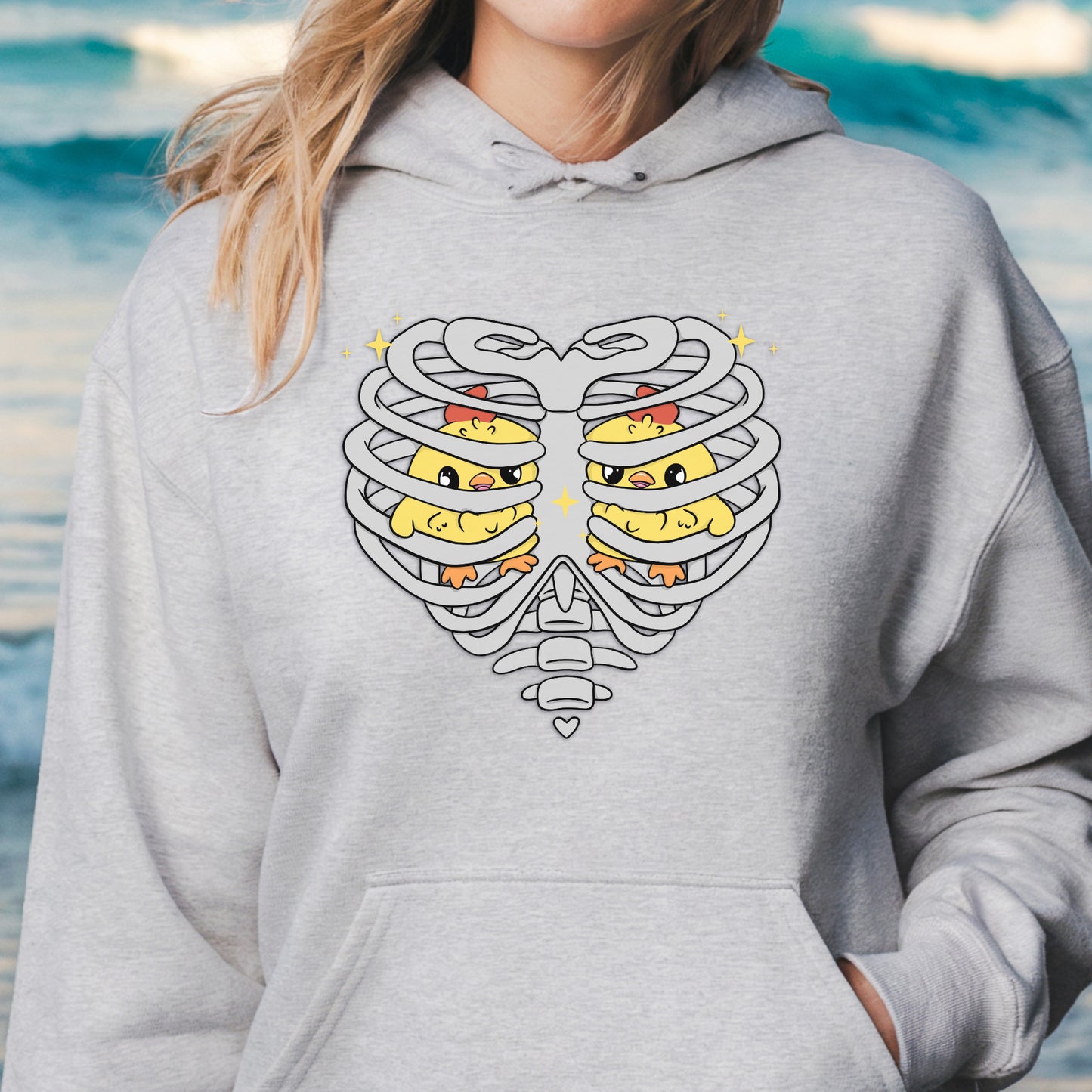 Heart ChickAhns Sweatshirt