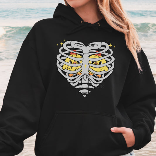 Heart ChickAhns Sweatshirt