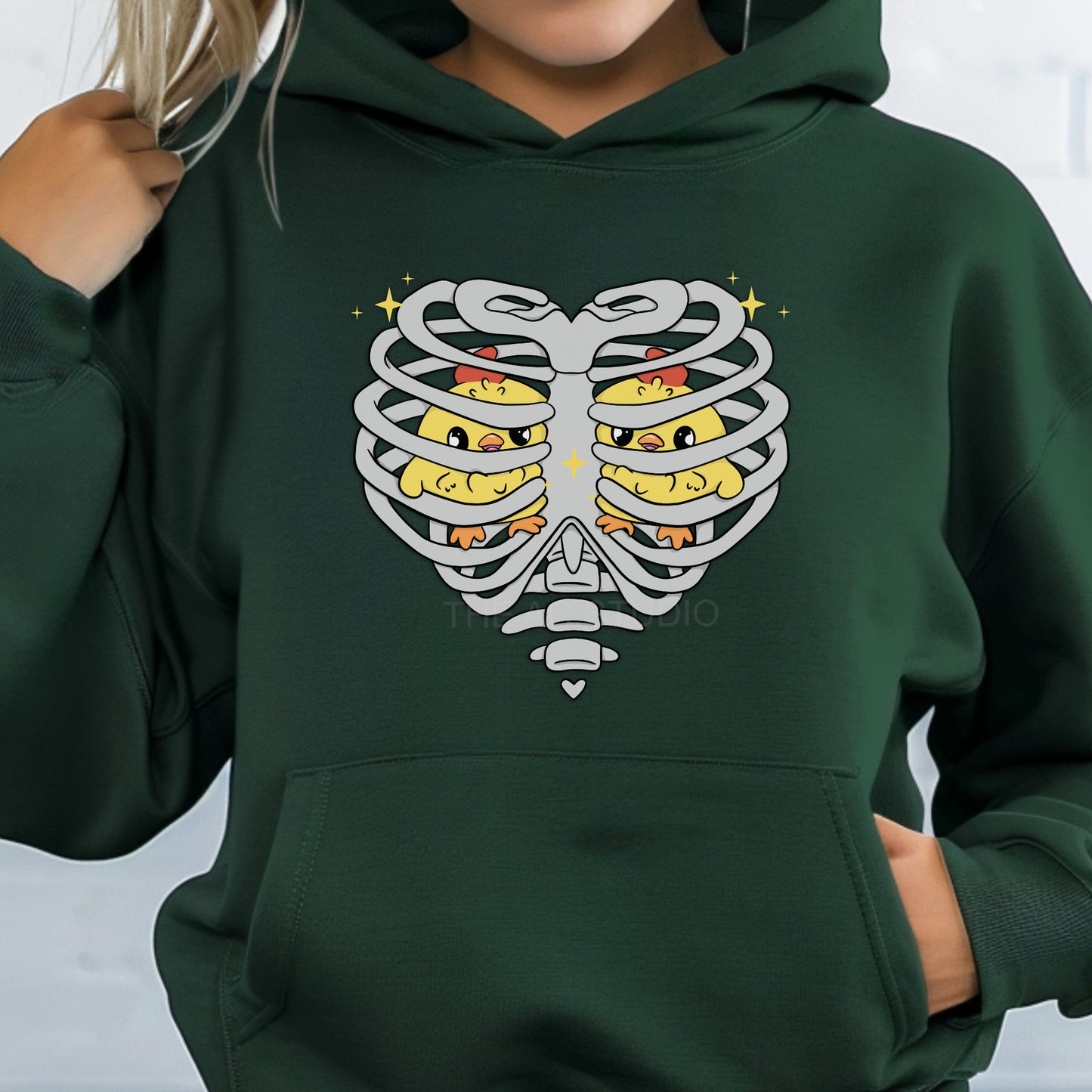Heart ChickAhns Sweatshirt