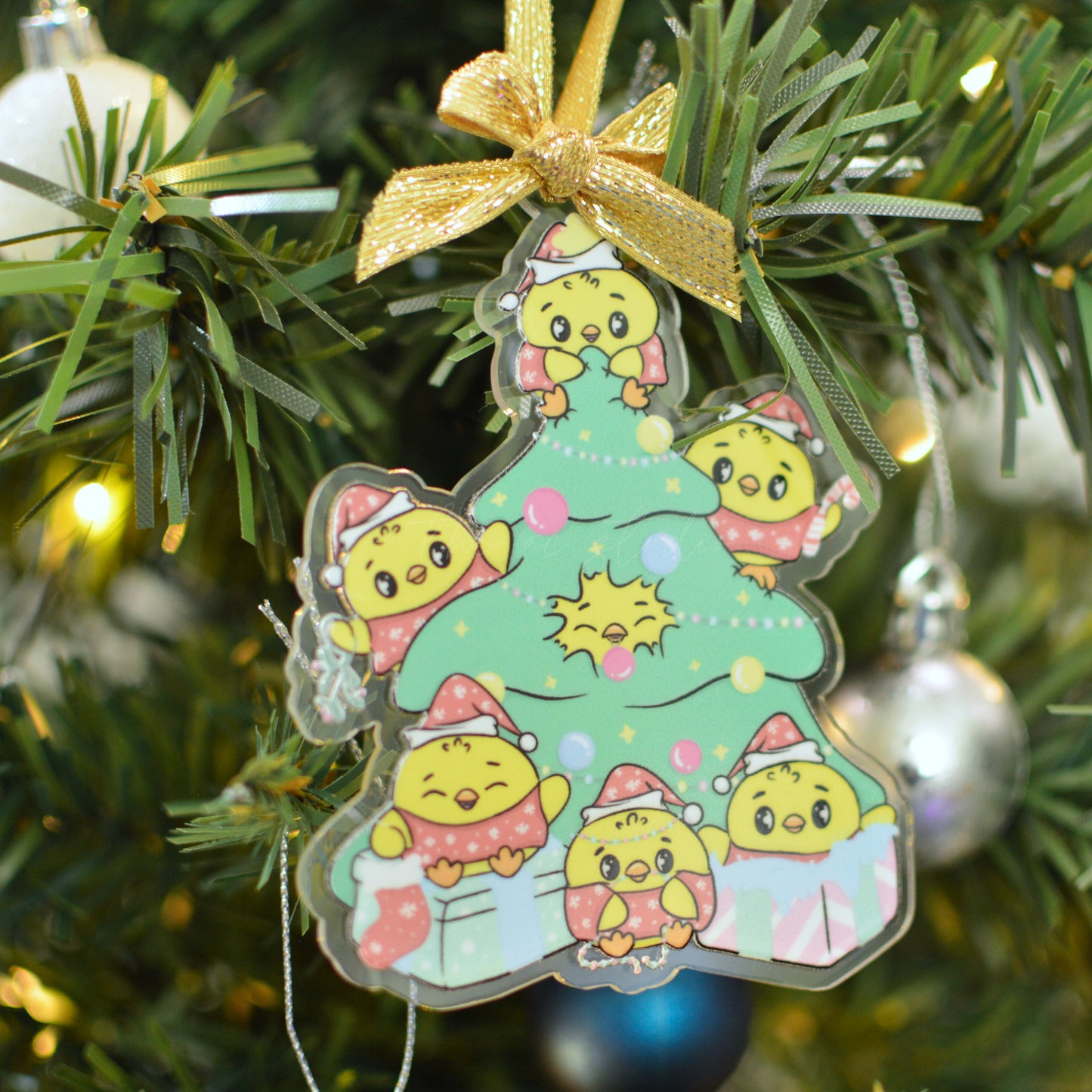 ChickAhn Ornament - Merry Chickmas